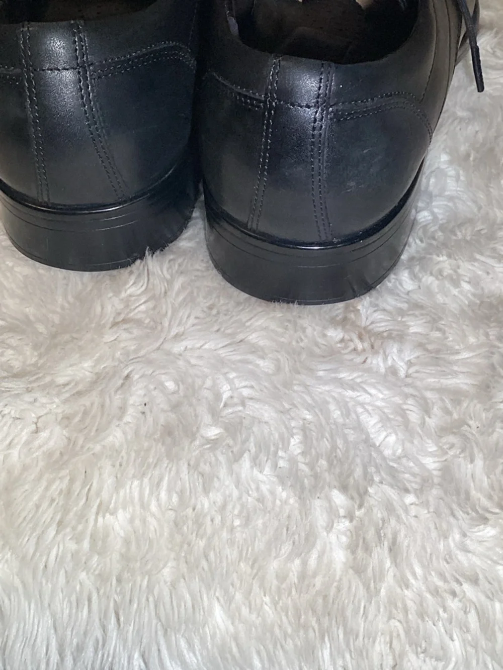 ECCO Men citytray Black Leather Lace-Up Oxfords size 10.5